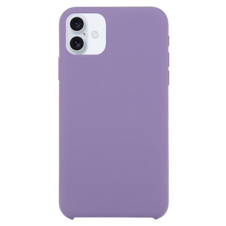 For iPhone 17 Solid Silicone Phone Case(Purple)