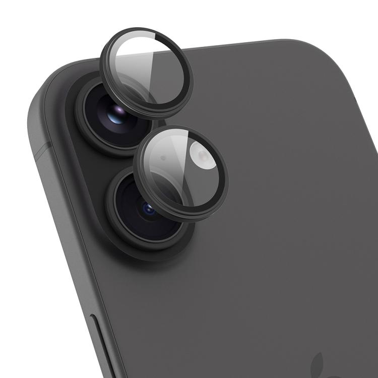 For iPhone 17 TOTU PG-3 Matte Aluminum Alloy Lens Protective Film(Black)
