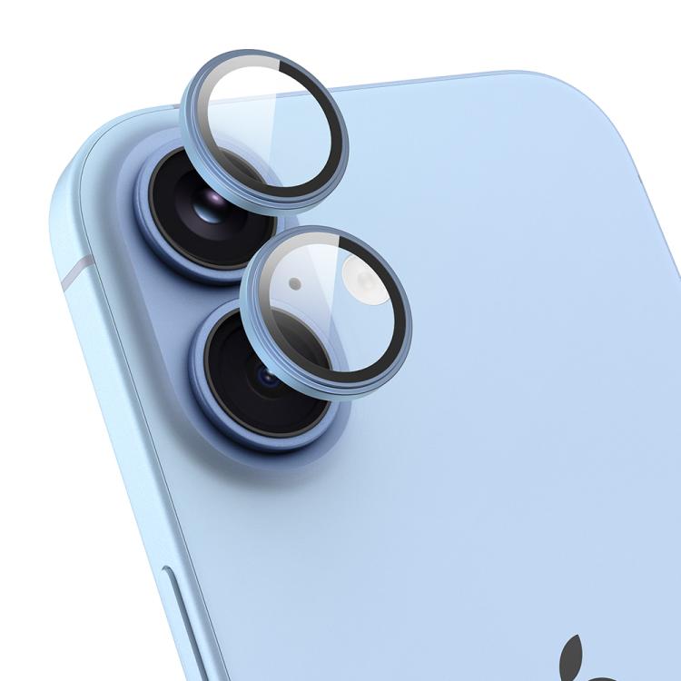 For iPhone 17 TOTU PG-3 Matte Aluminum Alloy Lens Protective Film(Blue)