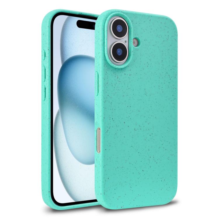 For iPhone 17 Wheat Straw TPU Phone Case(Green)