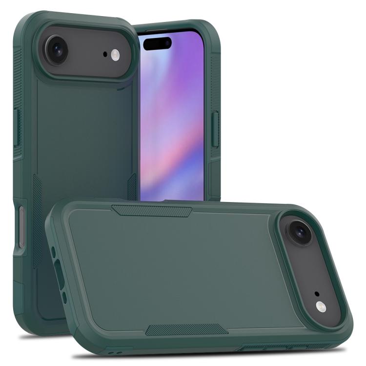 For iPhone Air 2 in 1 PC + TPU Phone Case(Dark Green)