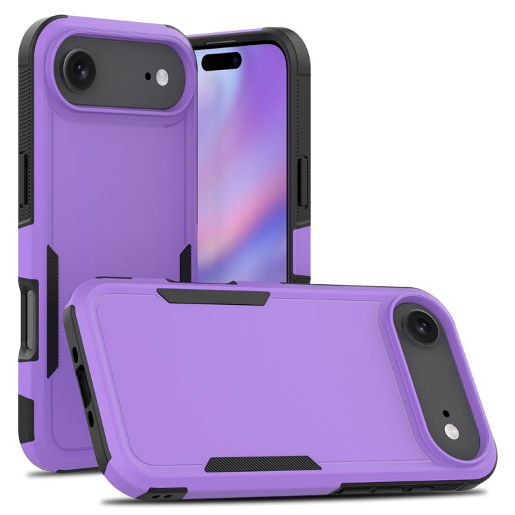 For iPhone Air 2 in 1 PC + TPU Phone Case(Purple)