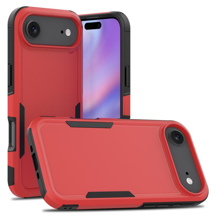 For iPhone Air 2 in 1 PC + TPU Phone Case(Red)