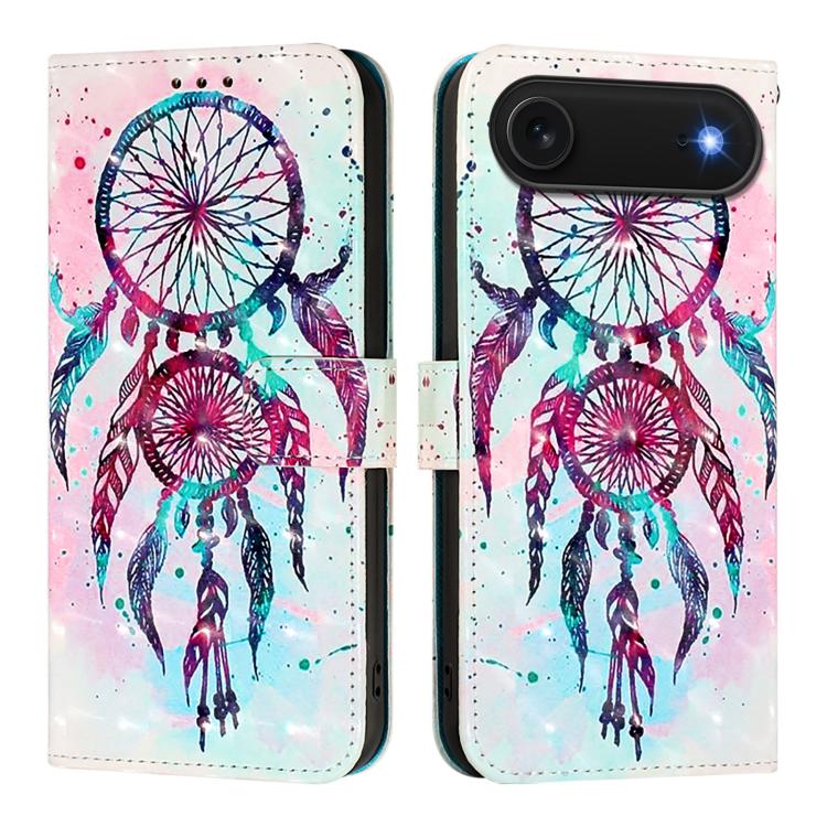 For iPhone Air 3D Painting Horizontal Flip Leather Phone Case(Color Drop Wind Chimes)