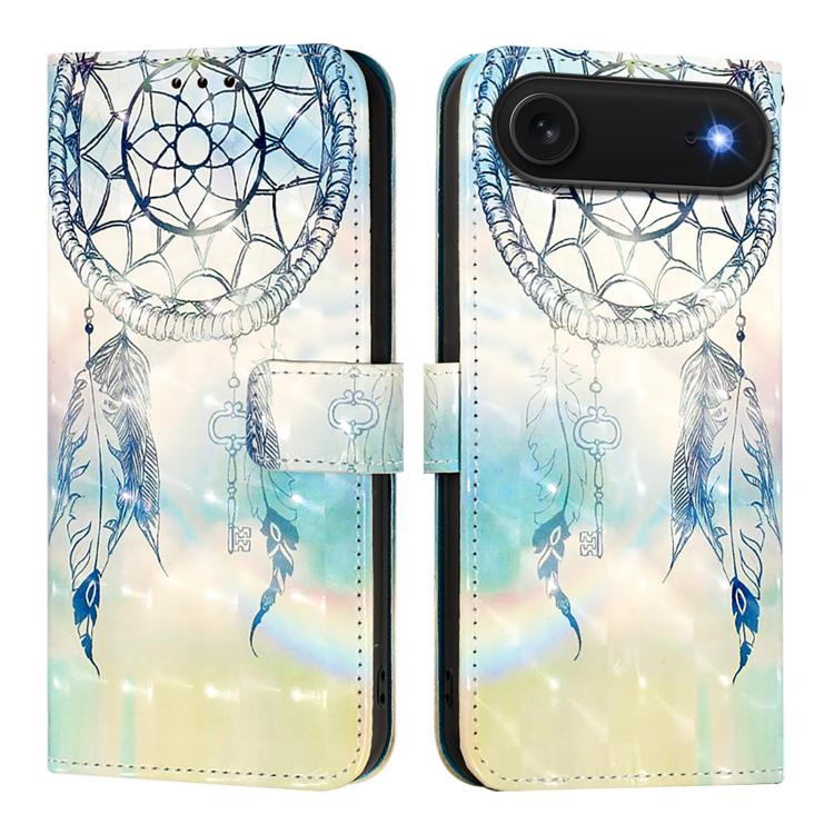 For iPhone Air 3D Painting Horizontal Flip Leather Phone Case(Dream Wind Chimes)