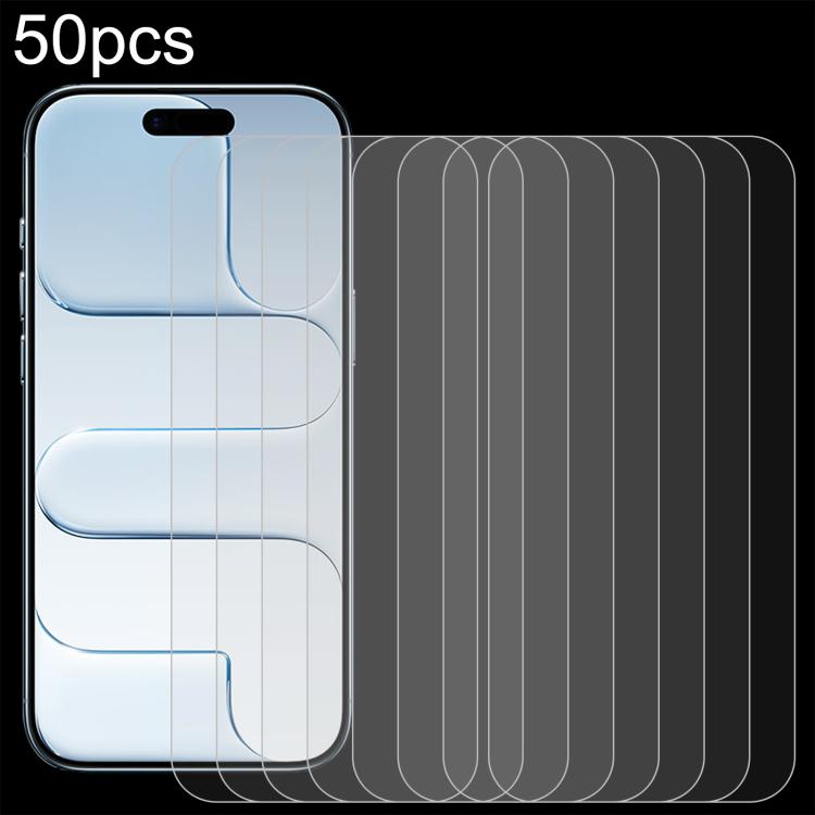 For iPhone Air 50pcs 0.26mm 9H 2.5D Tempered Glass Film