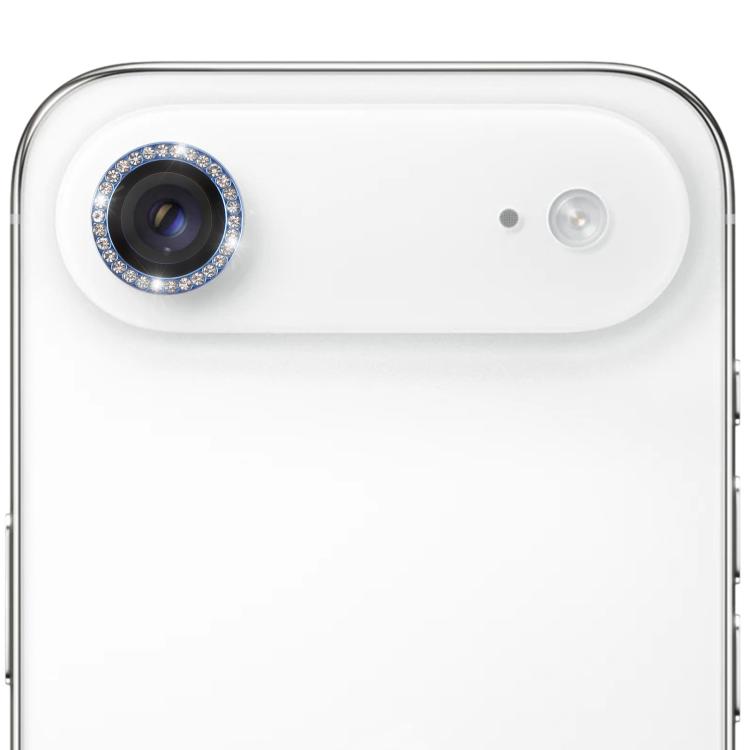 For iPhone Air 9H Point Drill Camera Lens Protector Ring(Blue)
