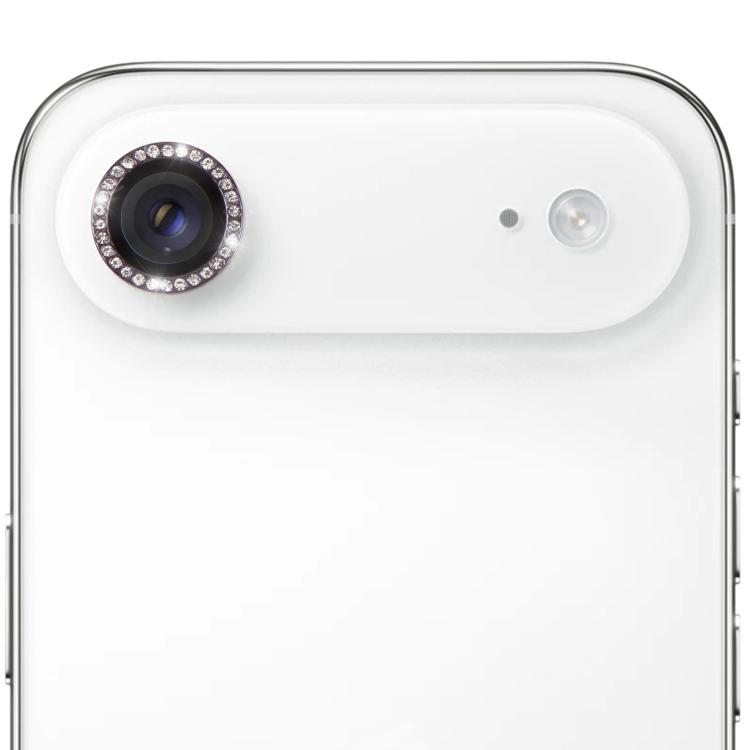 For iPhone Air 9H Point Drill Camera Lens Protector Ring(Dark Purple)