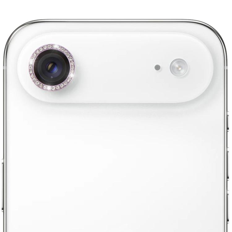For iPhone Air 9H Point Drill Camera Lens Protector Ring(Light Purple)
