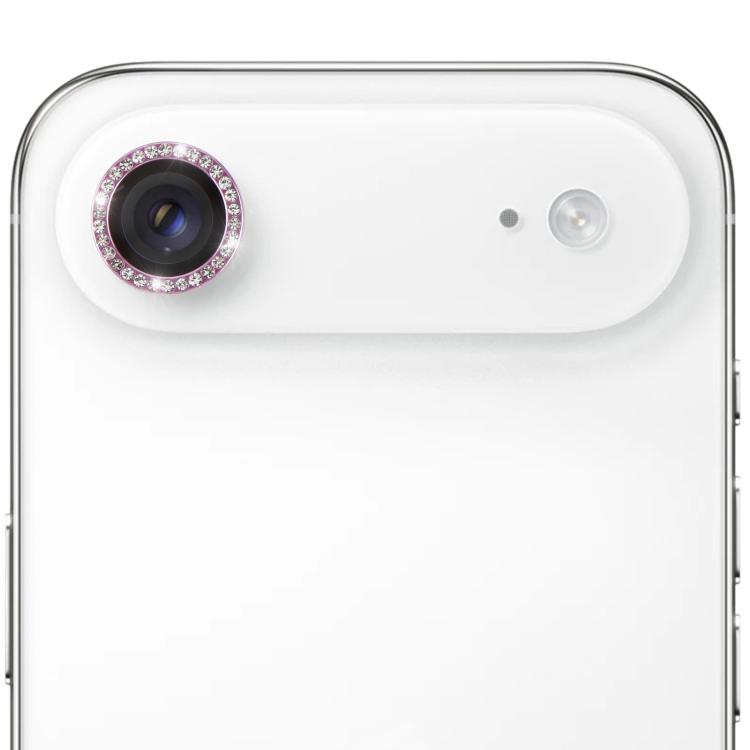 For iPhone Air 9H Point Drill Camera Lens Protector Ring(Purple)