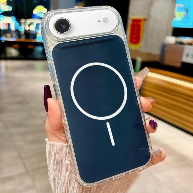 For iPhone Air Acrylic MagSafe Fine Circle Magnetic Phone Case(Blue)