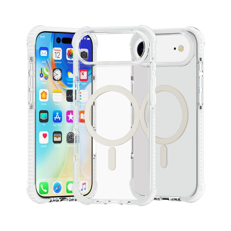 For iPhone Air Acrylic Magsafe Magnetic Shockproof Phone Case(Transparent)