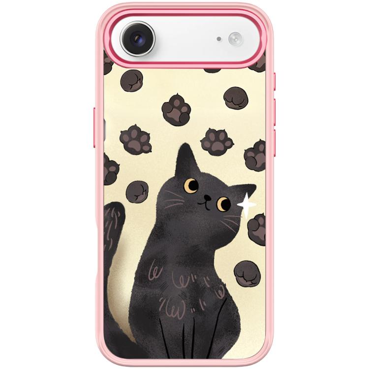 For iPhone Air Adorable Cat Claw Pattern Magnetic Phone Case(Pink)