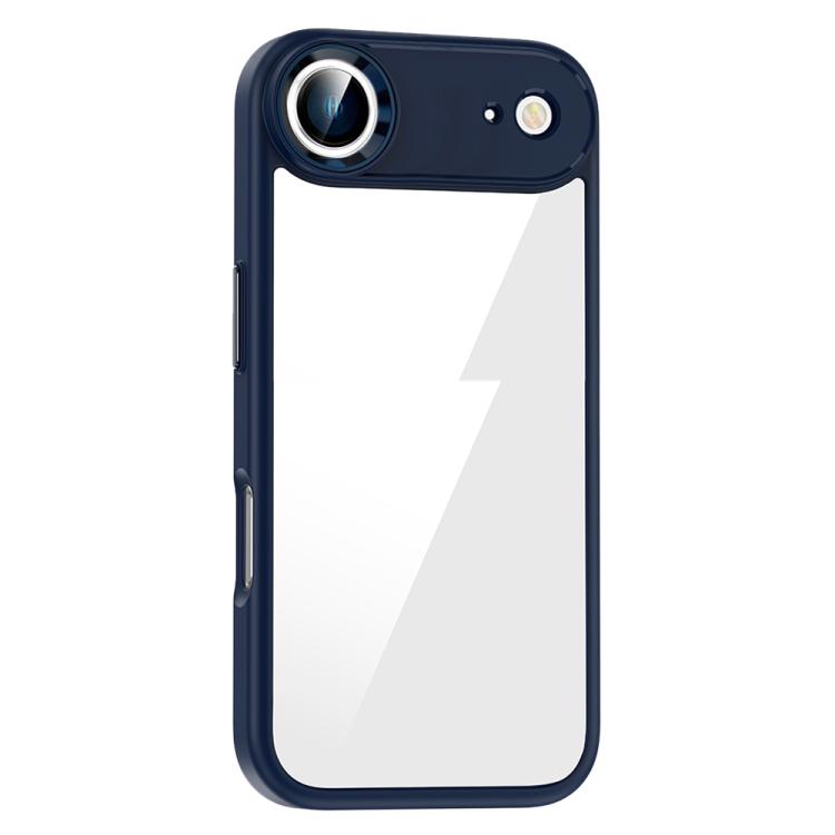 For iPhone Air Anti-fingerprint Highly Transparent PC Phone Case(Dark Blue)