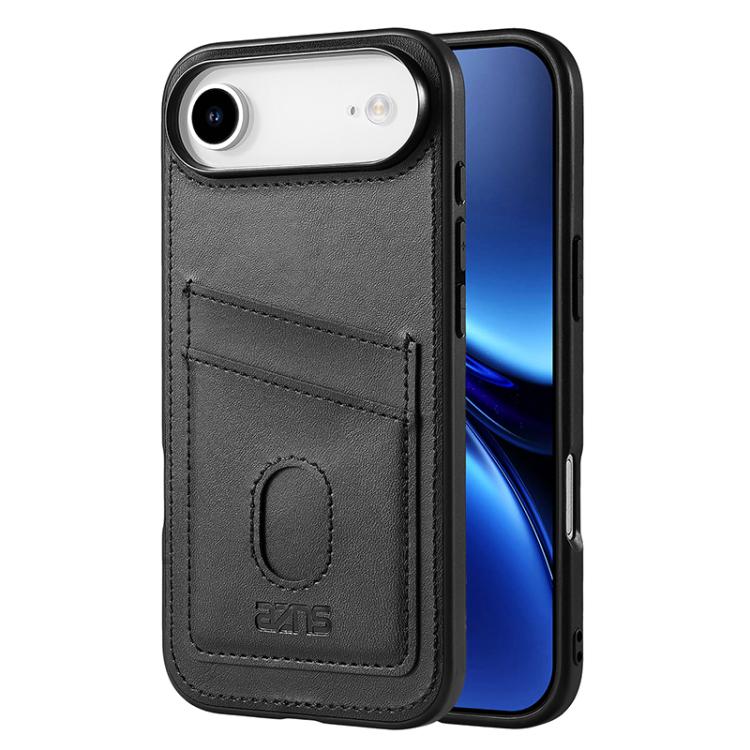 For iPhone Air AZNS K1 Series Card Slot Business Phone Case(Black)