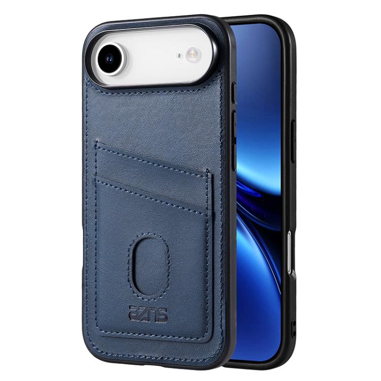 For iPhone Air AZNS K1 Series Card Slot Business Phone Case(Blue)