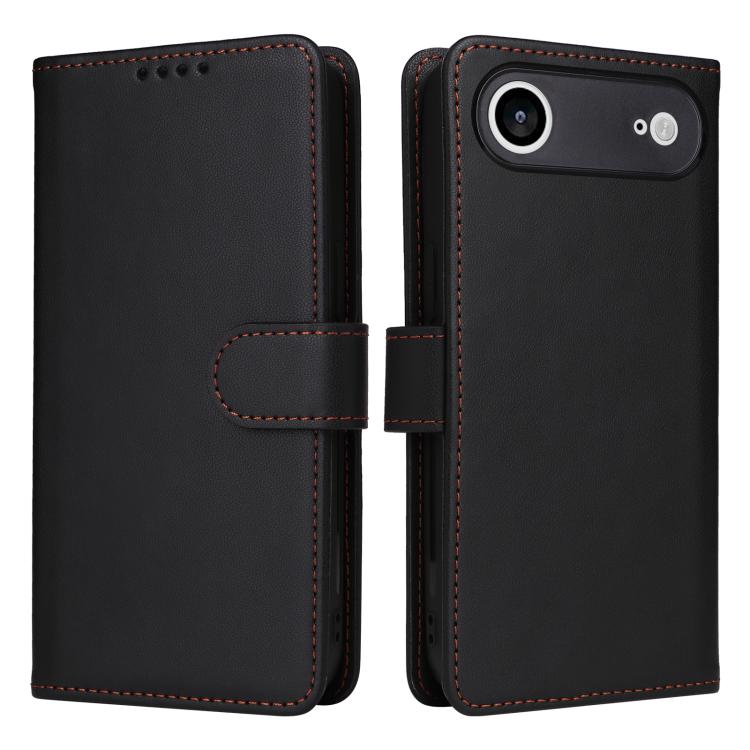 For iPhone Air BETOPNICE BN-005 2 in 1 Detachable Imitate Genuine Leather Phone Case(Black)