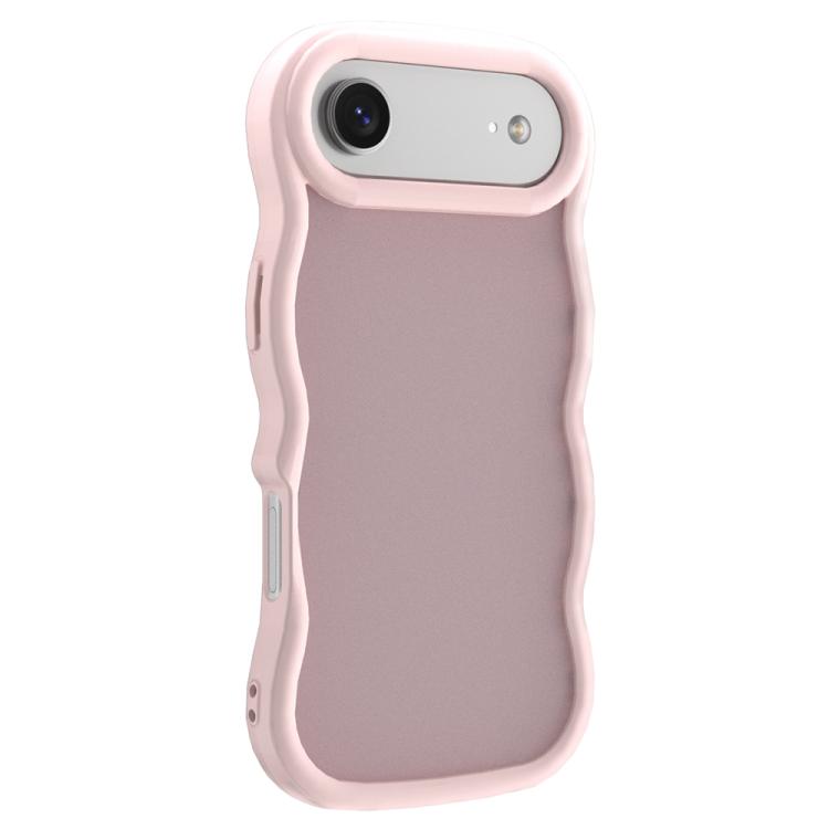 For iPhone Air Big Wave Skin Feel Phone Case(Pink)
