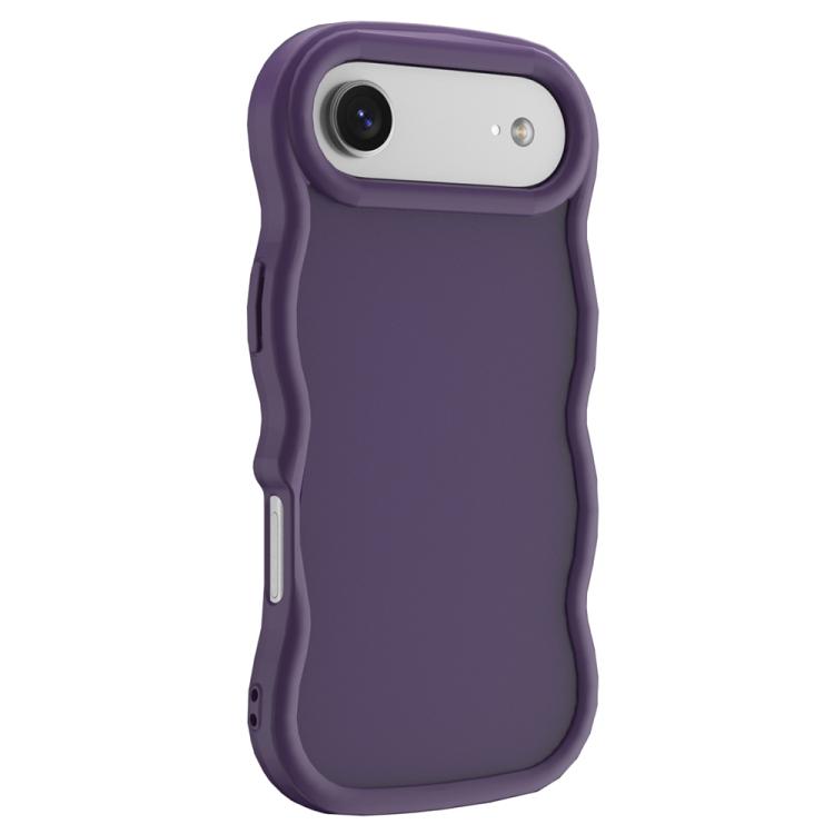 For iPhone Air Big Wave Skin Feel Phone Case(Purple)