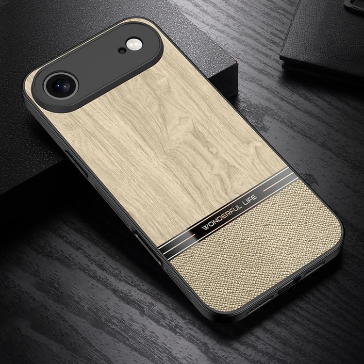 For iPhone Air Bionic Tree Texture Full Coverage Phone Case(Beige)
