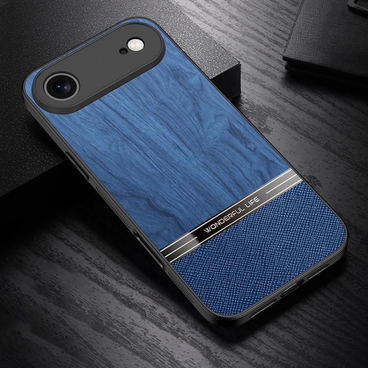 For iPhone Air Bionic Tree Texture Full Coverage Phone Case(Blue)