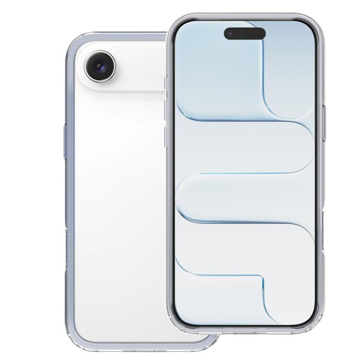 For iPhone Air Buffered TPU Hybrid PC Phone Frame with AI Camera Button(Sky Blue)