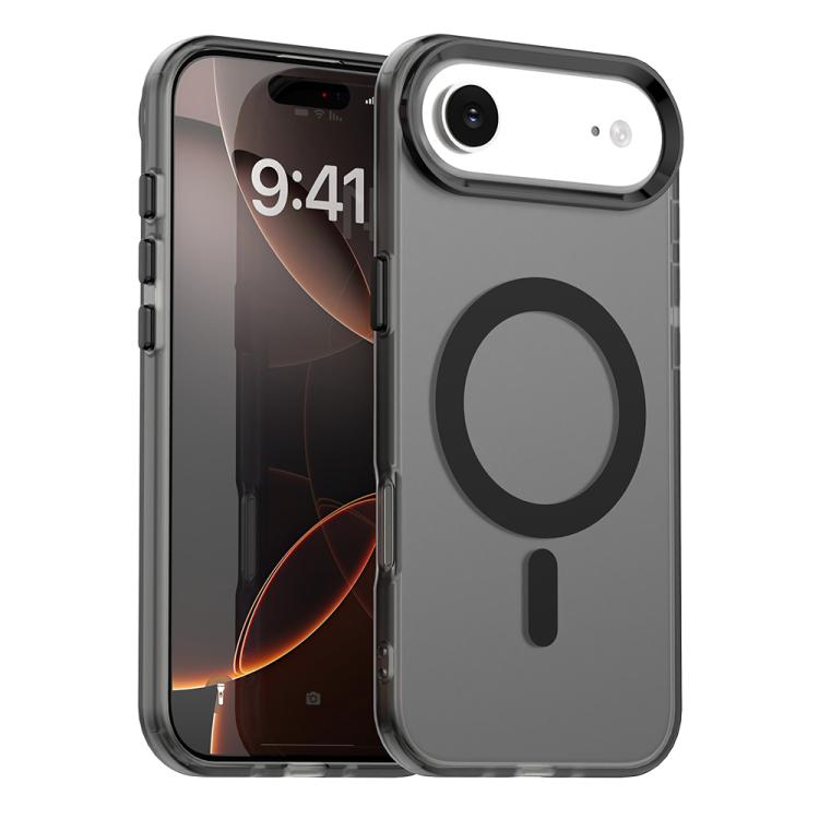 For iPhone Air Candy Magsafe PC Hybrid TPU Phone Case(Black)