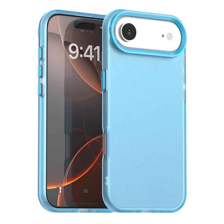 For iPhone Air Candy PC Hybrid TPU Shockproof Phone Case(Blue)