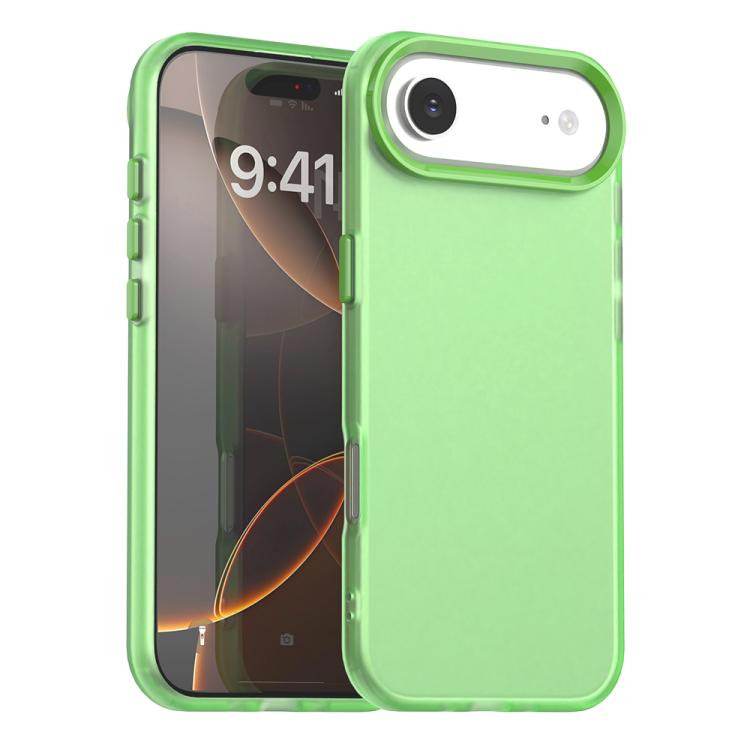 For iPhone Air Candy PC Hybrid TPU Shockproof Phone Case(Green)