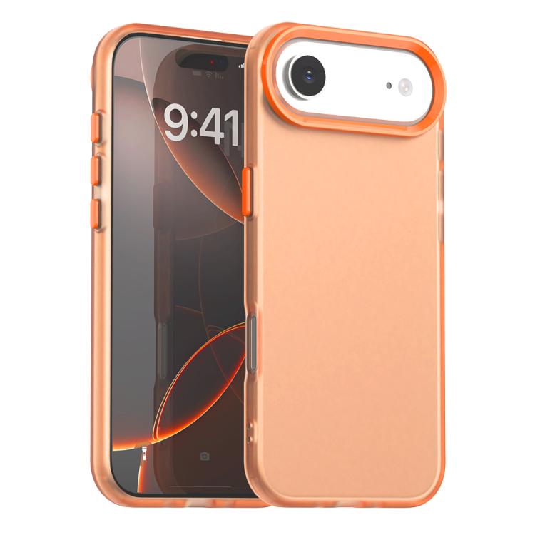 For iPhone Air Candy PC Hybrid TPU Shockproof Phone Case(Orange)