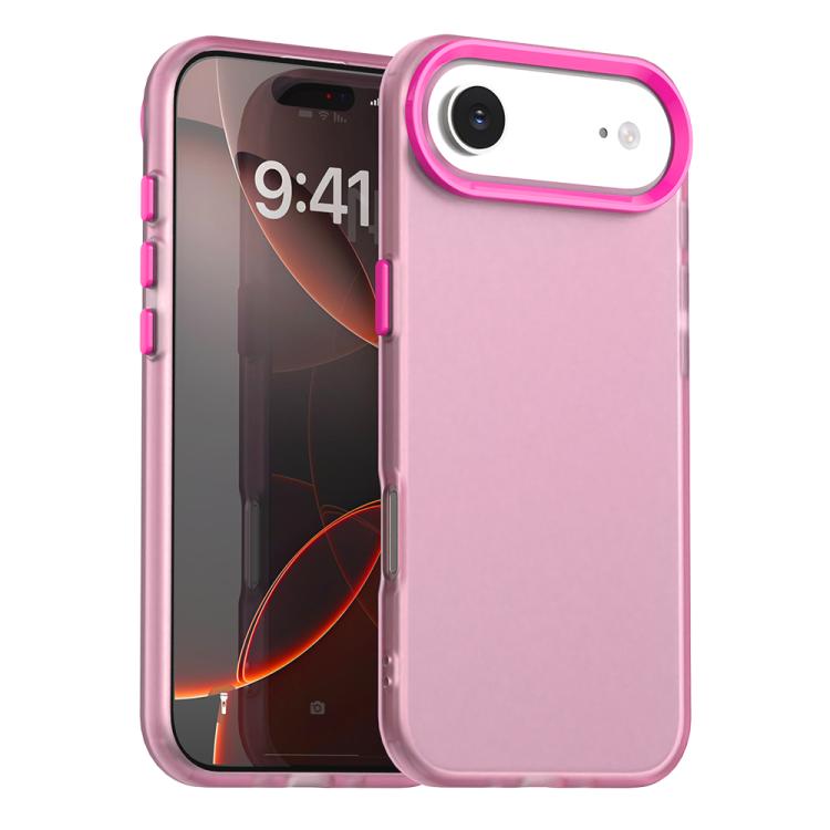 For iPhone Air Candy PC Hybrid TPU Shockproof Phone Case(Red)
