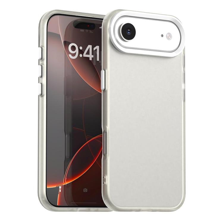 For iPhone Air Candy PC Hybrid TPU Shockproof Phone Case(White)