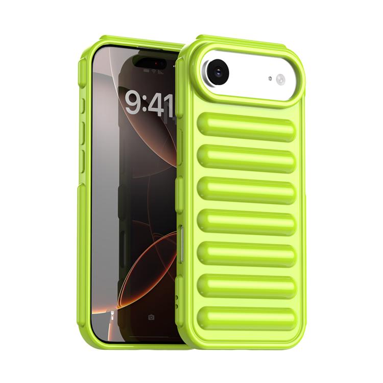 For iPhone Air Capsule Series Candy Color TPU Phone Case(Green)
