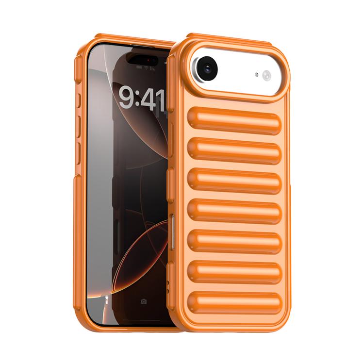For iPhone Air Capsule Series Candy Color TPU Phone Case(Orange)