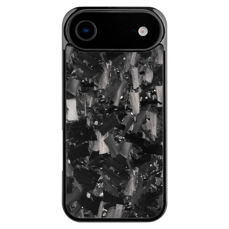 For iPhone Air Carbon Fibre PC + TPU Magnetic Phone Case(Silver)
