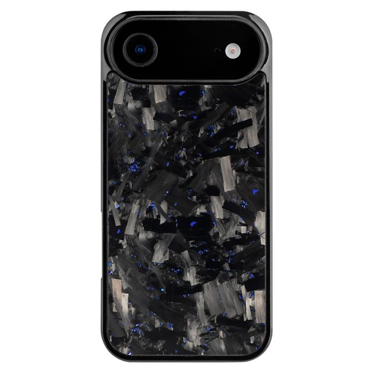 For iPhone Air Carbon Fibre PC + TPU Phone Case(Blue)