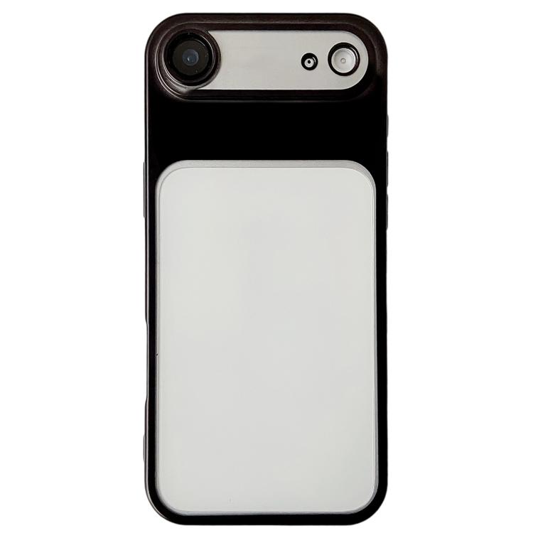 For iPhone Air Change to 17 Series Electroplated Frosted TPU Phone Case(Black)
