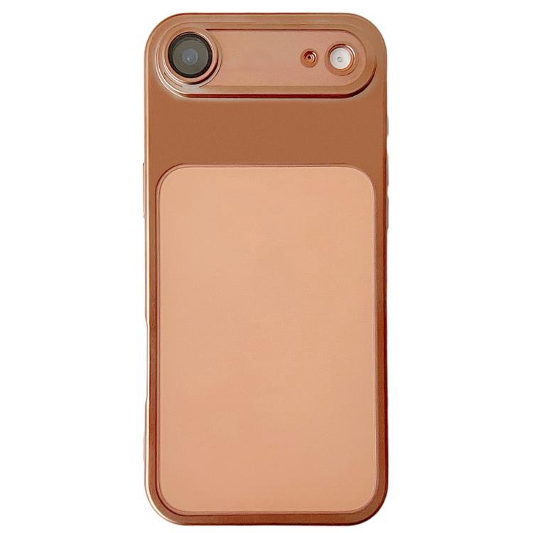 For iPhone Air Change to 17 Series Electroplated Frosted TPU Phone Case(Gold)