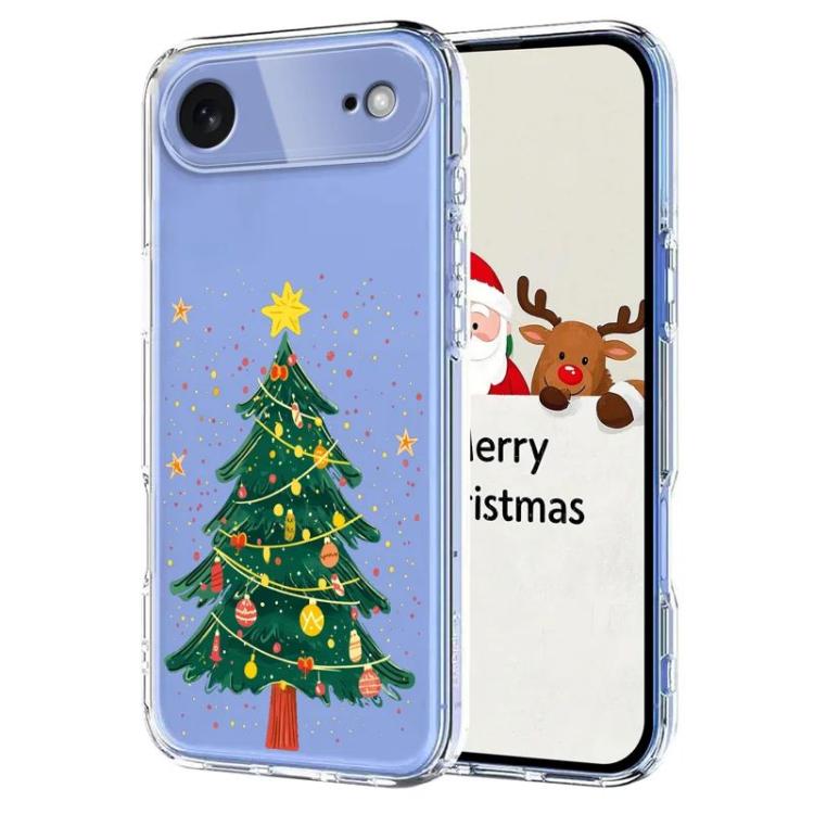 For iPhone Air Christmas-themed Printed TPU Phone Case(Christmas Tree)