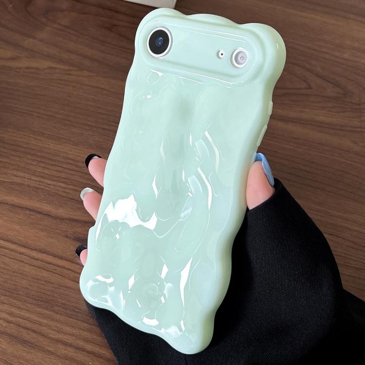 For iPhone Air Cloud-Style TPU Shockroof Phone Case(Mint Green)