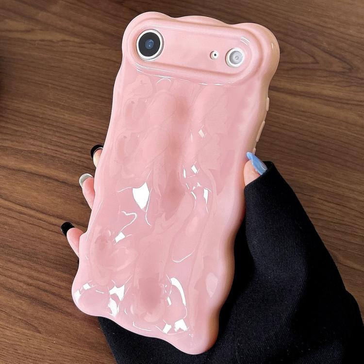 For iPhone Air Cloud-Style TPU Shockroof Phone Case(Pink)