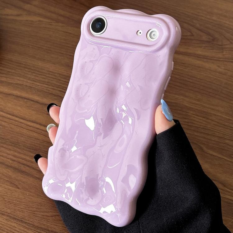 For iPhone Air Cloud-Style TPU Shockroof Phone Case(Purple)