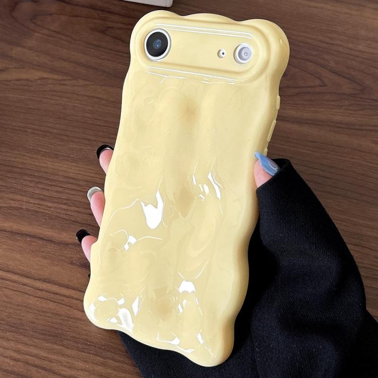 For iPhone Air Cloud-Style TPU Shockroof Phone Case(Yellow)
