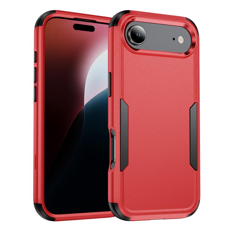 For iPhone Air Commuter Shockproof TPU + PC Phone Case(Red+Black)