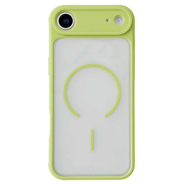 For iPhone Air Cooling Skin Feel Magnetic Phone Case(Fluorescent Green)