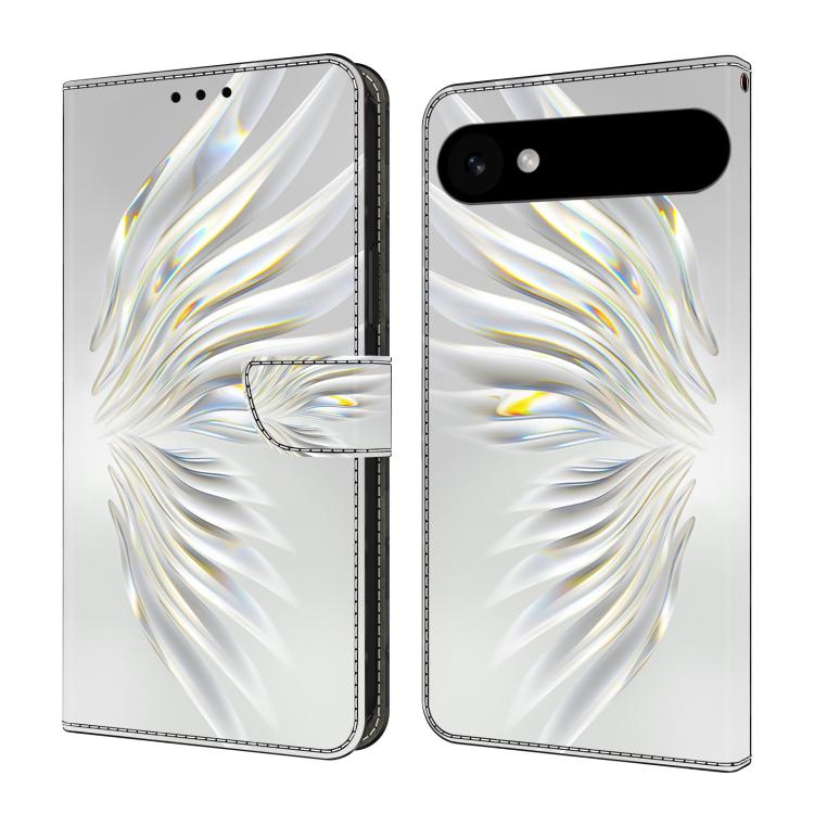For iPhone Air Crystal-Like Painted Vegan Leather Phone Case(Crystal Wings)