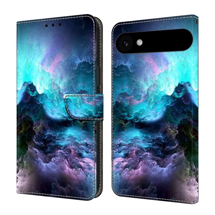 For iPhone Air Crystal-Like Painted Vegan Leather Phone Case(Dazzling Colors)