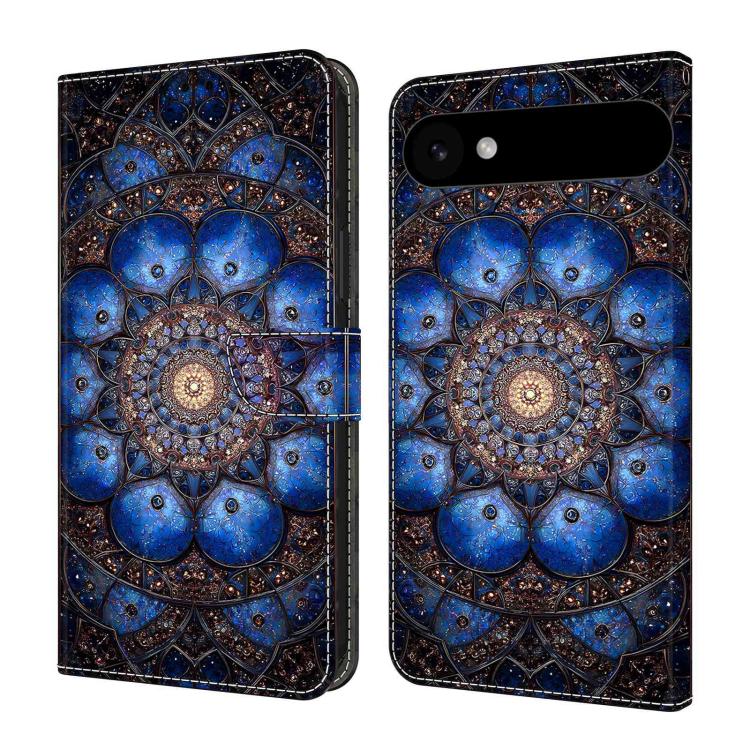 For iPhone Air Crystal-Like Painted Vegan Leather Phone Case(Glass Gemstones)