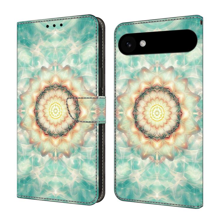 For iPhone Air Crystal-Like Painted Vegan Leather Phone Case(Glass Light)