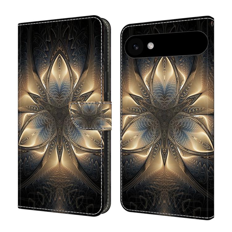 For iPhone Air Crystal-Like Painted Vegan Leather Phone Case(Magnificent)